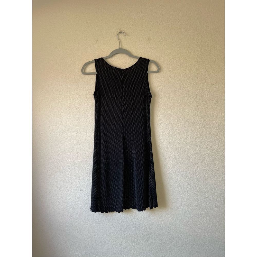 Vintage Kathie Lee 90s polka dot mini dress with lettuce hem size medium - Picture 2 of 8